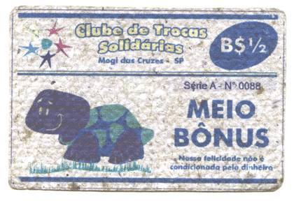 Moeda social bonus feira de clube de trocas mogi das cruzes sp display
